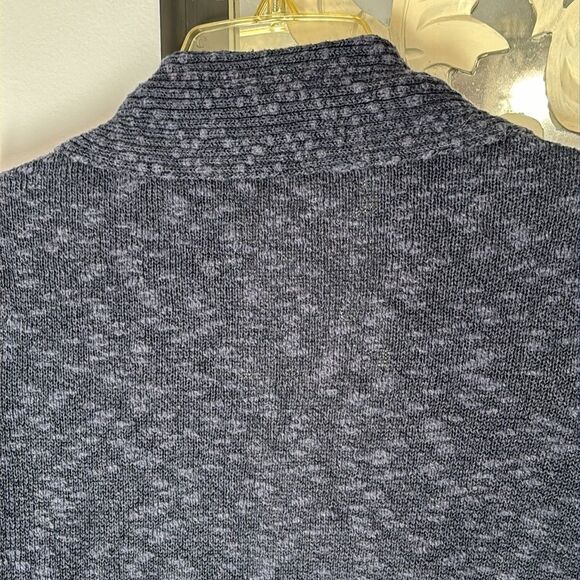 Kenneth Cole New York | Women’s Open Front Shawl Navy Blue Sweater Cardigan - Picture 10 of 16